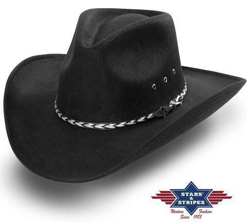 Kansas Black Faux Felt