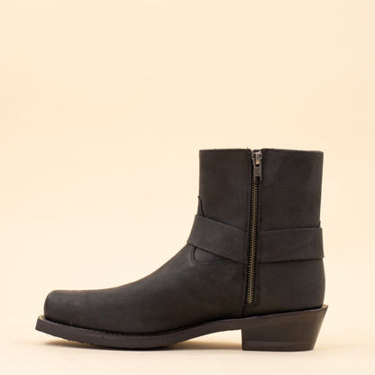 Sorte cowboystøvler "Bikerboot sort"